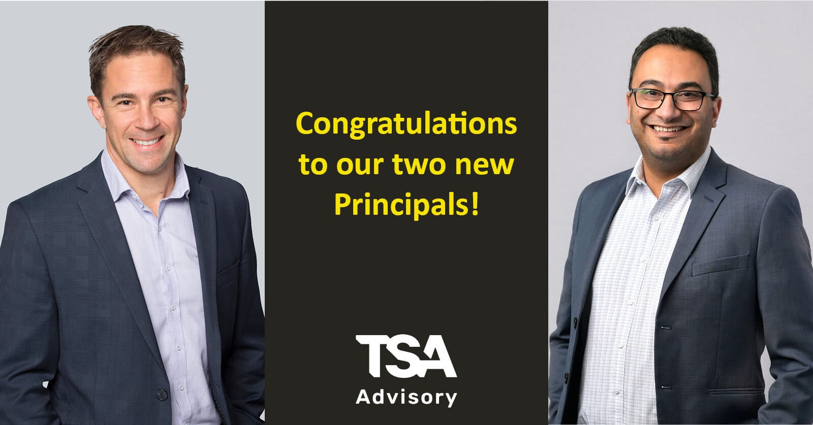 Congratulations to our two new Principals!