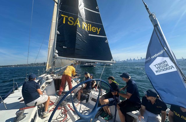 The TSA Riley-Atlassian team winning the PIF Regatta thumbnail