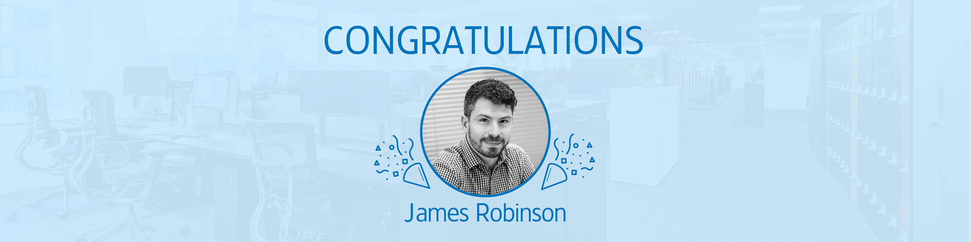 Congratulations to James Robinson