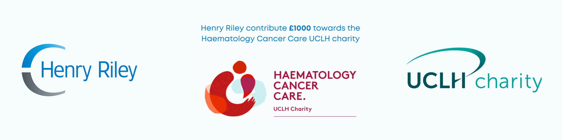 Henry Riley contribute £1000 towards the Haematology Cancer Care UCLH Charity