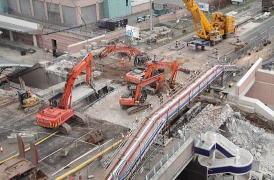 Manchester airport 4th platform works thumbnail