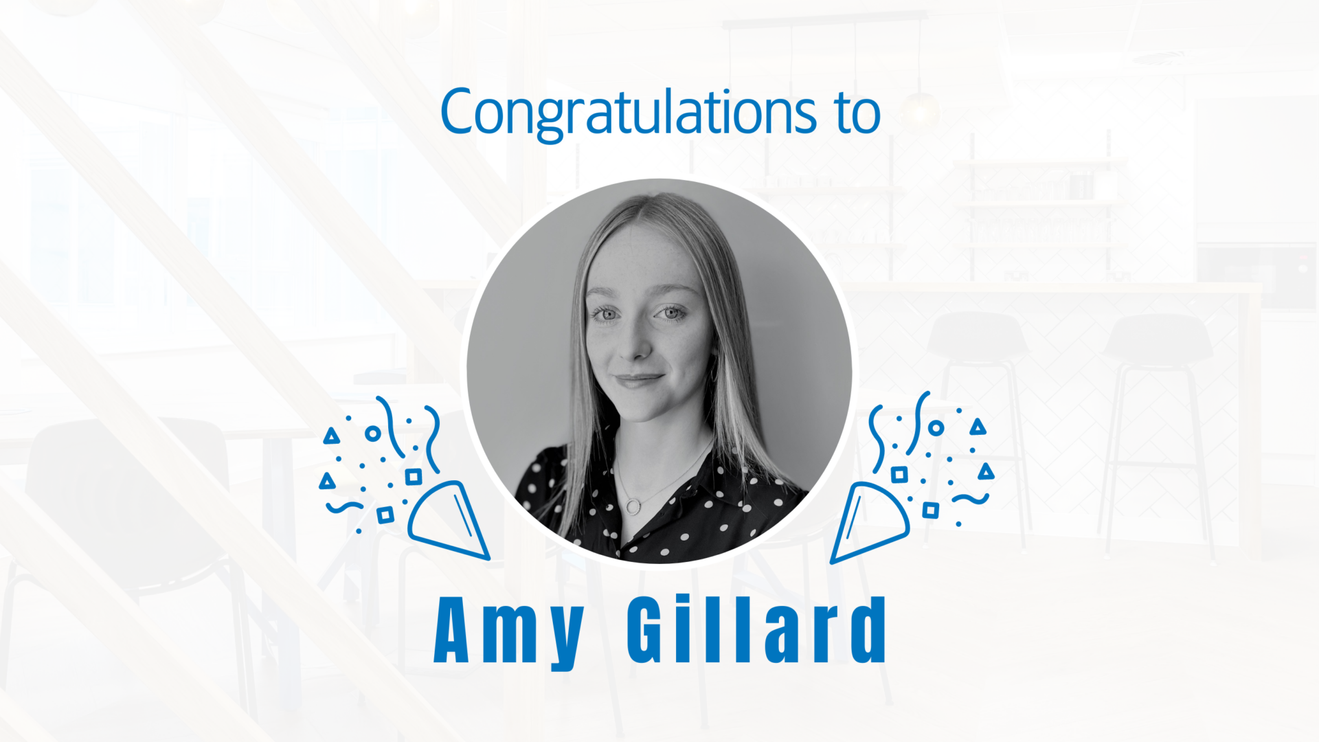 Congratulations to Amy Gillard